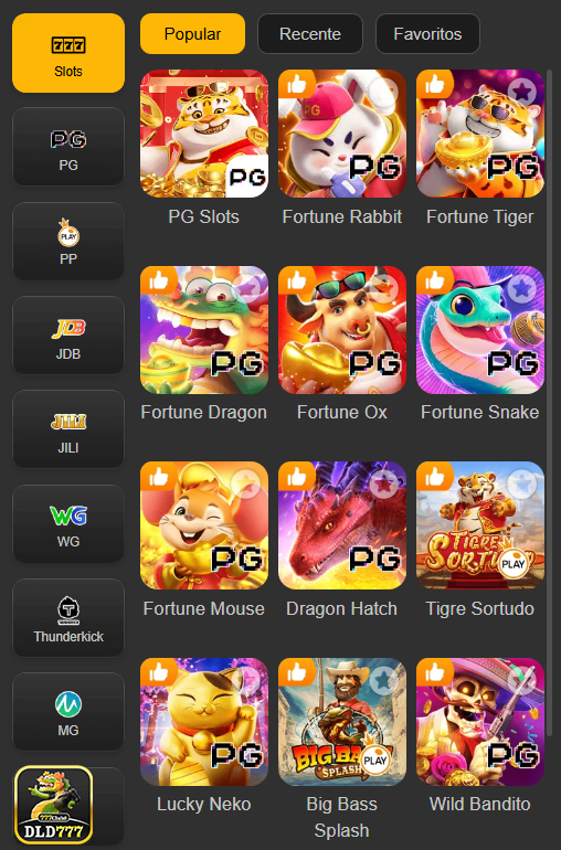 Coleção de Jogos do dld777.com: Variedade e Prêmios Gigantes